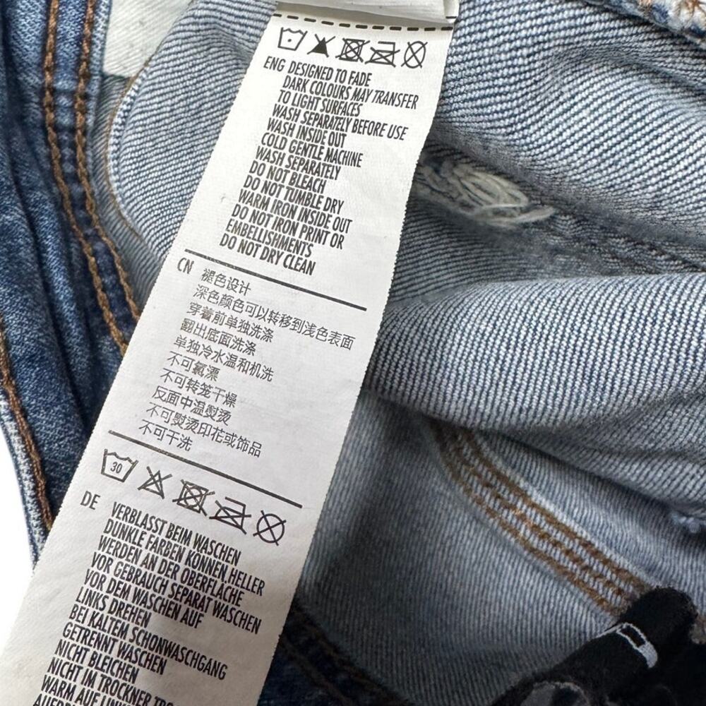 Cotton On Urban Jogger Cargo Denim Blue Wash Size 30 - Picture 10 of 11